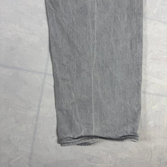 Levis 501 Mens Straight Leg Jeans Gray Button Fly 5-Pocket Outdoor Size 38x30 - Picture 10 of 16